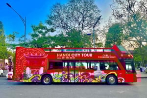 Hanoi: 24-uurs hop-on-hop-off-bustour met hop-on-hop-off-bustour