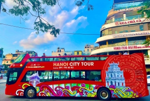 Hanoi: 24-uurs hop-on-hop-off-bustour met hop-on-hop-off-bustour