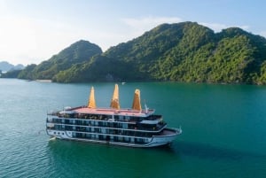Hanoi: crucero de 3 días por Ha Long/Bahía de Lan Ha con balcón privado.
