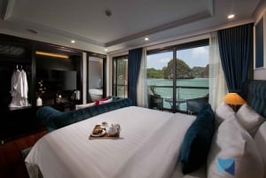 Hanoi: crucero de 3 días por Ha Long/Bahía de Lan Ha con balcón privado.