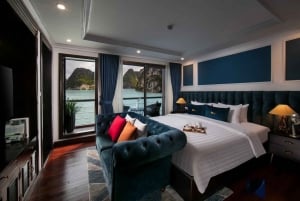 Hanoi: crucero de 3 días por Ha Long/Bahía de Lan Ha con balcón privado.
