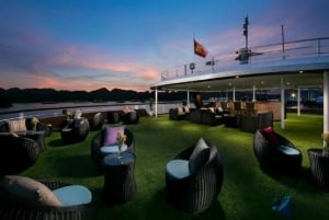 Hanoi: crucero de 3 días por Ha Long/Bahía de Lan Ha con balcón privado.