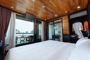 Hanoi: crucero de 3 días por Ha Long/Bahía de Lan Ha con balcón privado.