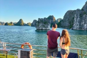Hanoi: crucero de 3 días por Ha Long/Bahía de Lan Ha con balcón privado.