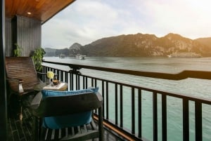 Hanoi: crucero de 3 días por Ha Long/Bahía de Lan Ha con balcón privado.