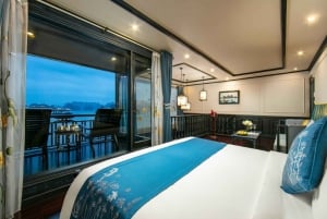Hanoi: crucero de 3 días por Ha Long/Bahía de Lan Ha con balcón privado.