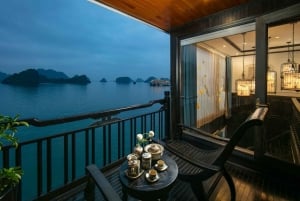 Hanoi: crucero de 3 días por Ha Long/Bahía de Lan Ha con balcón privado.