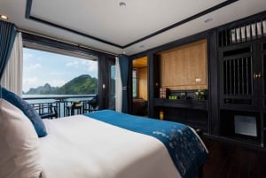 Hanoi: crucero de 3 días por Ha Long/Bahía de Lan Ha con balcón privado.