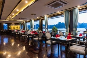 Hanoi: crucero de 3 días por Ha Long/Bahía de Lan Ha con balcón privado.