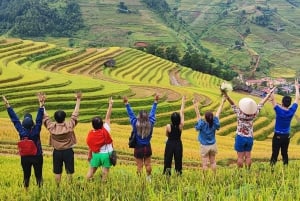 Hanoï : circuit de 3 jours en moto à Mu Cang Chai, randonnée et découverte de la vie locale