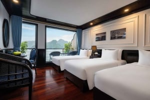 Hanói: Crucero de 5 estrellas de 3 días por Ninh Binh, Ha Long y la bahía de Lan Ha