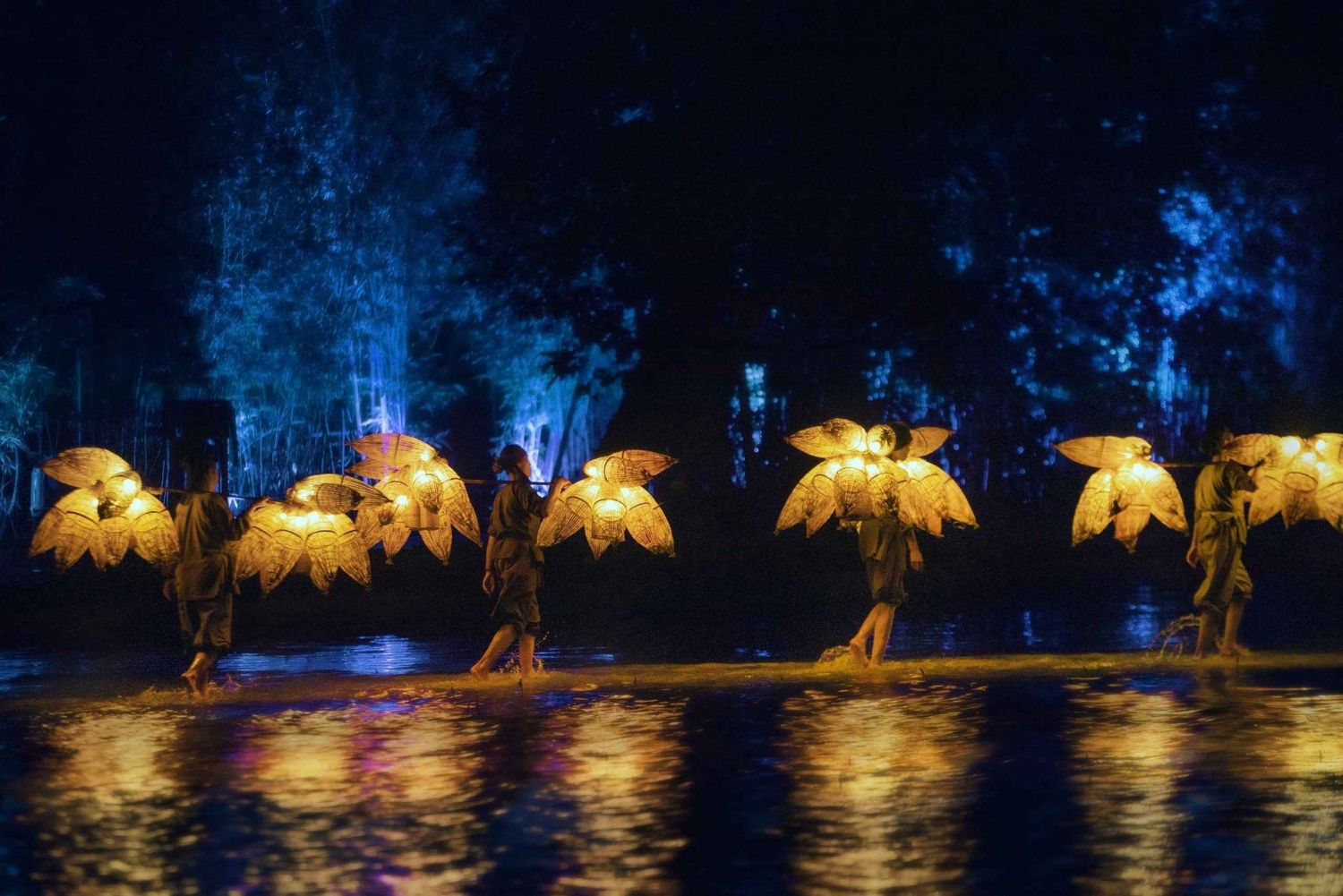 Hanoi: Eftermiddagsudflugt med landskab og aftenshow