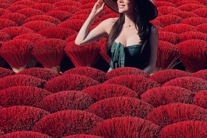 Hanoi: Flygvapenmuseet eller rökelsebyn och hattbyn