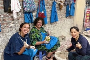 Hanoi: tour artigianale con incenso, produzione di cappelli o ceramica