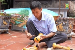 Hanoi: Ba Duong Noin pilli- ja leijakylä tai hattu ja suitsuke