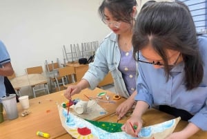 Hanoi: Ba Duong Noin pilli- ja leijakylä tai hattu ja suitsuke