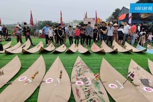 Hanoi: Ba Duong Noin pilli- ja leijakylä tai hattu ja suitsuke