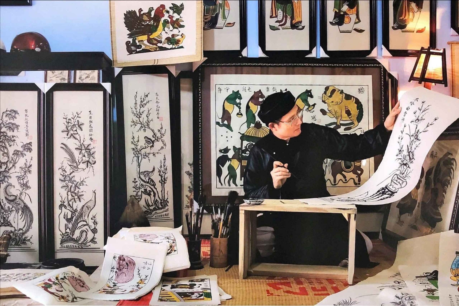 Hanói: excursión de 1 día a Bac Ninh con almuerzo y clase de pintura