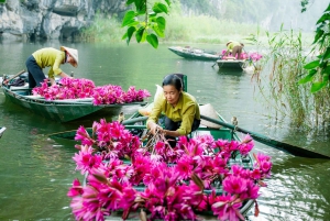 Pagoda Bái Đính w Hanoi, pagoda Nhat Tru lub Tràng An, jaskinia Mua