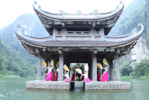 Pagoda Bái Đính w Hanoi, pagoda Nhat Tru lub Tràng An, jaskinia Mua