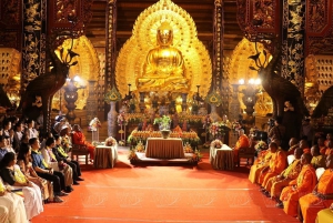 Pagoda Bái Đính w Hanoi, pagoda Nhat Tru lub Tràng An, jaskinia Mua