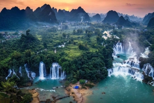 Hanói: Cachoeira Ban Gioc, Gruta Nguom Ngao - Excursão de 2 dias