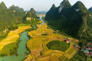 Hanói: Cachoeira Ban Gioc, Gruta Nguom Ngao - Excursão de 2 dias