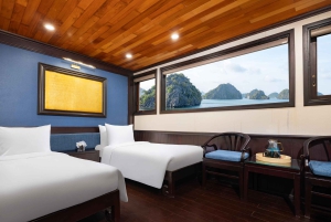Hanoi: Crucero panorámico de 2 días por la impresionante belleza de Bai Tu Long