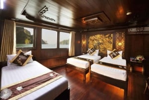 Hanoi: Crucero panorámico de 2 días por la impresionante belleza de Bai Tu Long