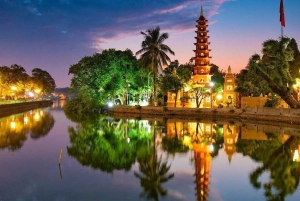 Wioska odlewania brązu w Hanoi, Pagoda Tran Quoc, Ulica Pociągów