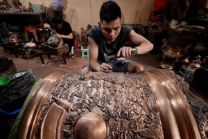 Wioska odlewania brązu w Hanoi, Pagoda Tran Quoc, Ulica Pociągów