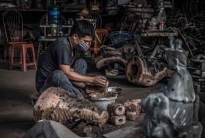 Wioska odlewania brązu w Hanoi, Pagoda Tran Quoc, Ulica Pociągów