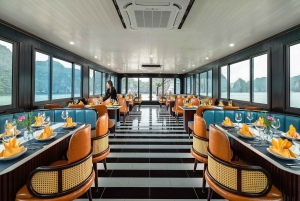 Hanoi/Cat Ba: Lan Ha Bay-dagcruise met donkere en heldere grotten