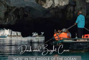 Hanoi/Cat Ba: Lan Ha Bay-dagcruise met donkere en heldere grotten