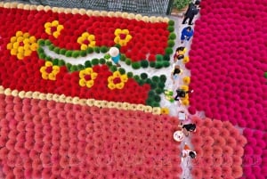 ハノイ：チュオン村での円錐形帽子作り体験、お香の村見学（昼食付き）