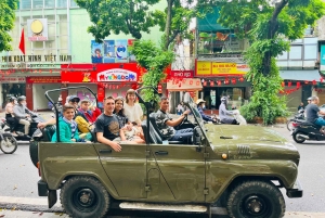 Hanoi: City Highlights Guided Tour by Vintage Jeep