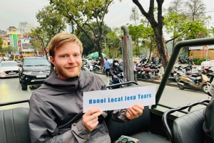 Halvdagsjeep-tur i Hanoi: mat, kultur, historia och kul