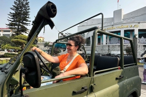 Halvdagsjeep-tur i Hanoi: mat, kultur, historia och kul