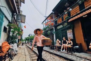 Hanoï : visite privée à pied du vieux quartier avec la rue des trains