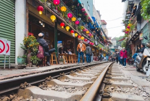 Hanoï : visite privée à pied du vieux quartier avec la rue des trains