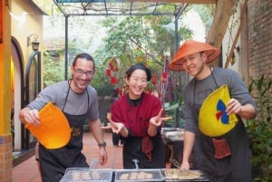 Hanoi: Rose Kitchen: Pho/Bun Cha/Nem+ gratis eier-/zoutkoffie