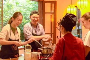 Hanoi: Rose Kitchen: Pho/Bun Cha/Nem+ gratis eier-/zoutkoffie