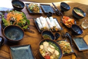 Hanoi: Rose Kitchen: Pho/Bun Cha/Nem+ gratis eier-/zoutkoffie