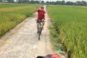 Passeio de bicicleta pela zona rural de Hanói