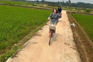 Passeio de bicicleta pela zona rural de Hanói