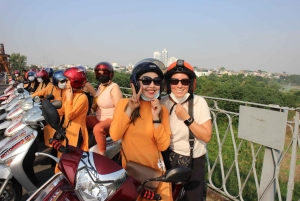 Motortocht door het platteland van Hanoi, geleid door vrouwen