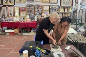 ハノイ：ドンホ民画の遺産を巡るジープツアー＆昼食をお楽しみください