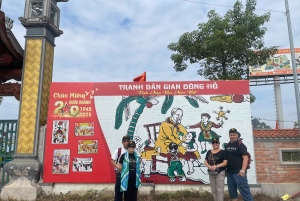 ハノイ：ドンホ民画の遺産を巡るジープツアー＆昼食をお楽しみください