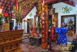 Hanoi: Dong Ho-malerlandsbyen og Dau-pagoden med lunsj