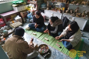 Hanoi: Dong Ho-malerlandsbyen og Dau-pagoden med lunsj